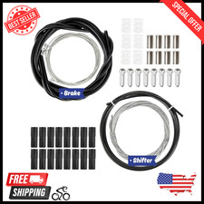 44PCS Bike Brake Cable Kit - Universal Bike Shifter Cable Housing Bicycle Brakes