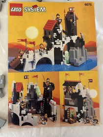 LEGO Castle: Wolfpack Tower 6075 Incomplete w/ Mini-figures & Manual