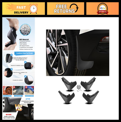 Mud Flaps Splash Guards for 2022-2026 Tucson Accessories - No Drill, Wheel Liner