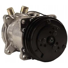 88010106A Sanden SD508 Compressor, w/ 2 Groove Clutch - Fits MacDon