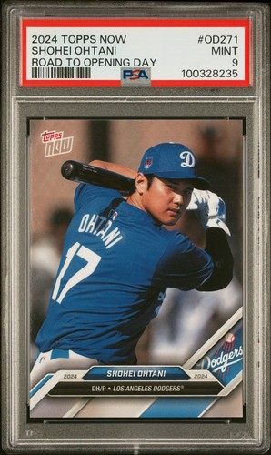 2024 TOPPS NOW ROAD TO OPENING DAY #OD271 SHOHEI OHTANI PSA 9