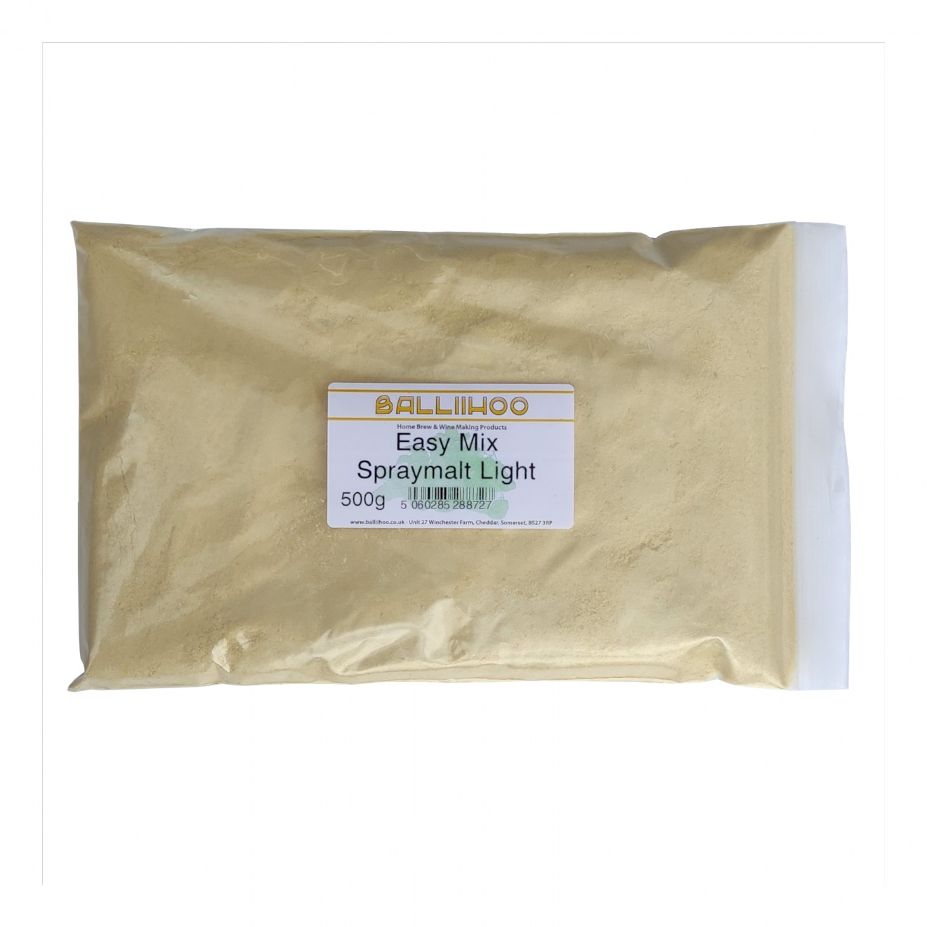 Easy Mix Light Spraymalt 500g - BALLIIHOO DME Dried Malt Extract - Homebrew Beer