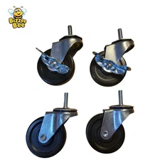 Seville Classics 3-Inch Wheels for Shelving Units Set of 4