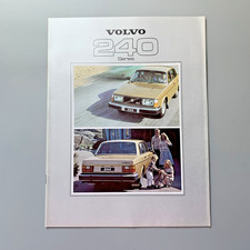 Volvo 240-Series 1978–79 UK Sales Brochure – 244/245 DL, GL & GLE