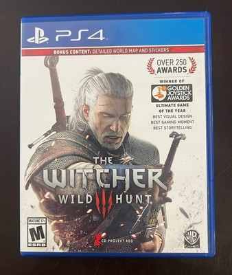 Witcher 3: Wild Hunt PS4 W/ Map CIB - PlayStation 4 - Tested & Working