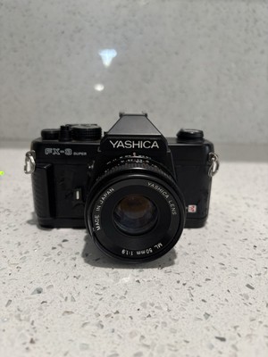 Yashica FX-3 Super SLR Film Camera With ML 50mm Yashica Lens