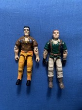 Vintage Hasbro GI Joe Action Force Grunt And Crankcase Figures