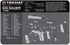 TekMat Sig Sauer P229 Gun Cleaning Mat