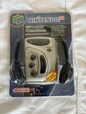 1998 Nintendo 64 Am/FM Cassette Player & Headphones Sealed N64
