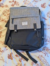 Eddie Bauer First Adventure Diaper Backpack Multi-Pocket, Insulated Compartment