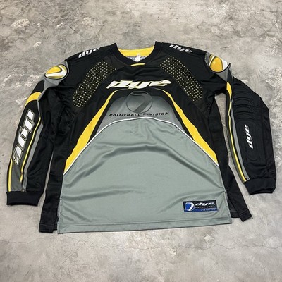 Dye Paintball Jersey Mens Size XL Black Gold Yellow Long Sleeve Padded  Twitch 85 - Main Image