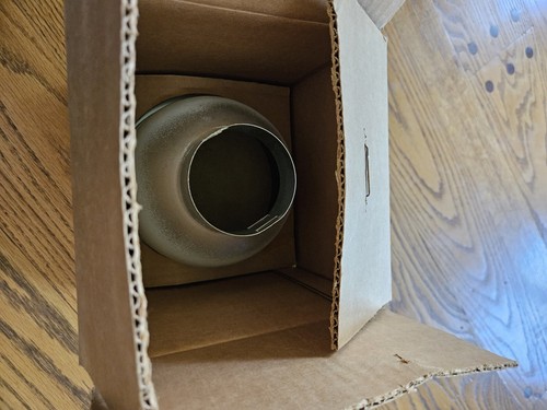 NuTone/Scovill/Sterling 1-94 Recessed Downlight Reflector White Trim, Black Ring - Picture 8 of 10