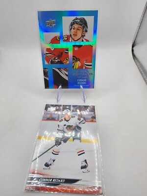 Connor Bedard 2024-25 Upper Deck Series One UD Canvas Connor Bedard plus base