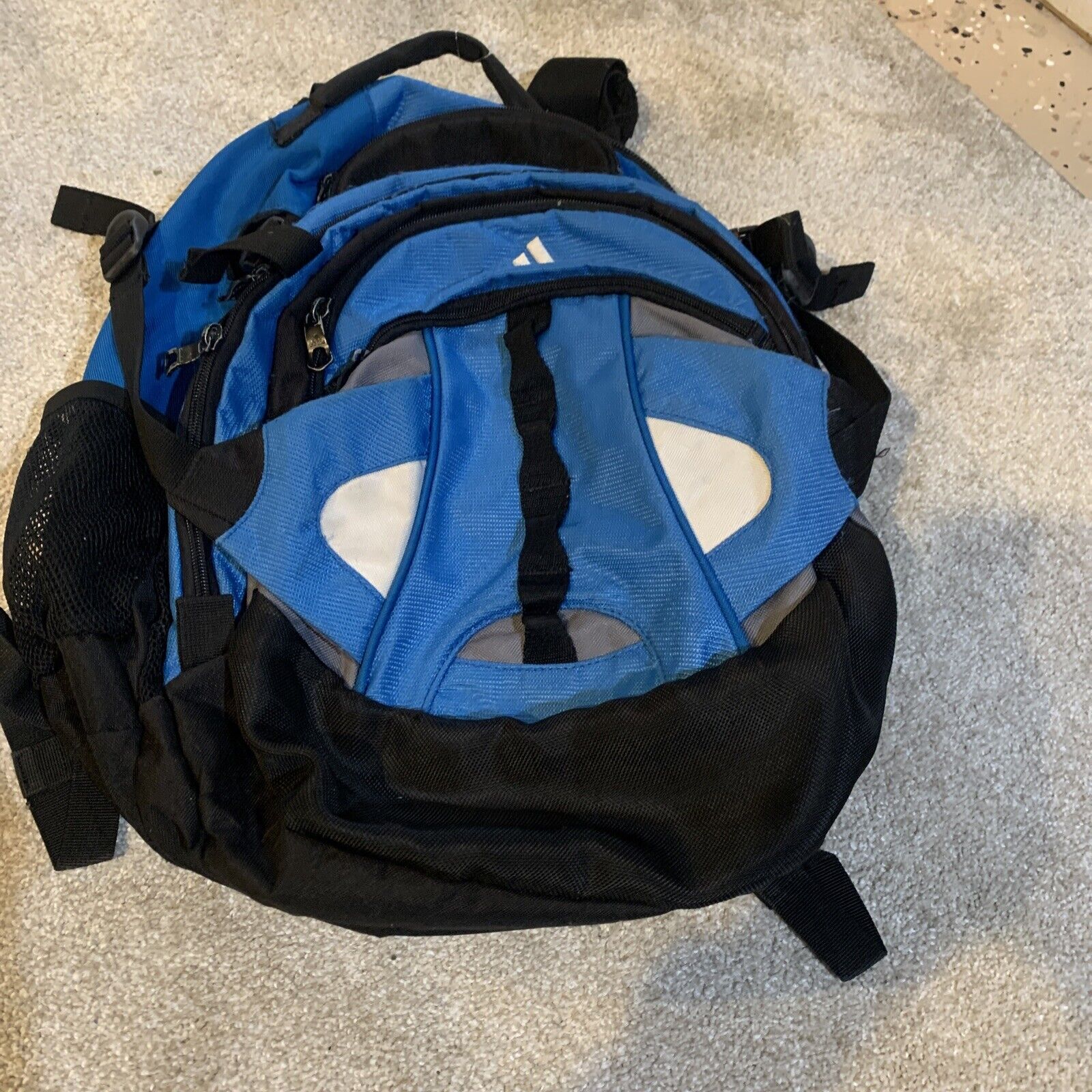 Large Adidas Load Spring Blue Backpack - image 1