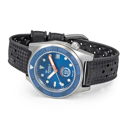 Squale Master x Palombari blaues Zifferblatt 1200M SCHWEIZER HERGESTELLT Taucheruhr Ltd Ed 500 Stck. - Bild 4 von 16