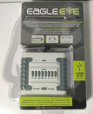 Eagle Eye Mouse & Keyboard: Convert Mouse or Keyboard into XBOX 360 Controller