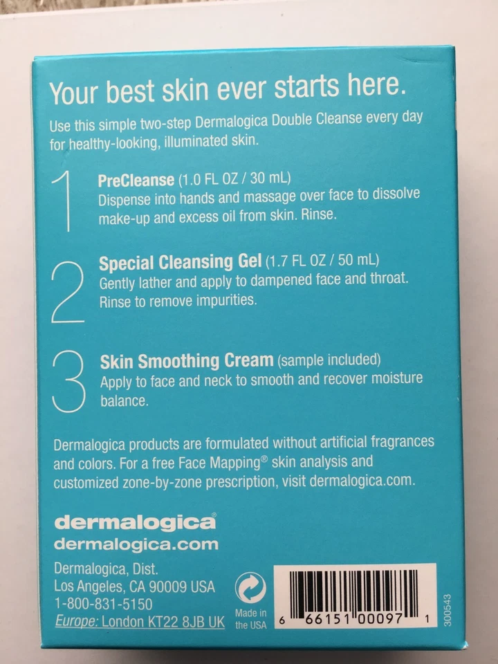 Dermalogica Dynamic Cleansing Duo Edición Limitada Juego de Limpieza Nuevo en Caja Foto 2 de 3
