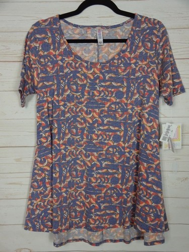 Lularoe Women's Perfect T Heathered Multi Color Top Size XS NWT - 第 1/3 張圖片