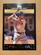 2007 Topps DUSTIN PEDROIA 578 Boston Red Sox