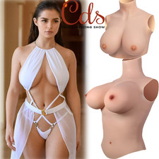 B-H Cup Realistic Breast Forms Silicone Fake Boobs For Crossdresser Drag Queen