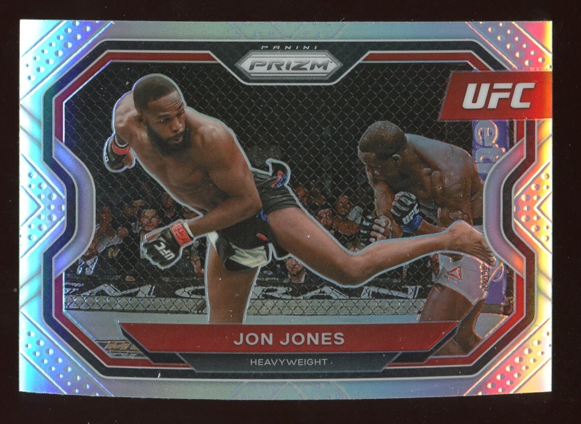 2021 Panini Prizm UFC Silver Prizms Jon Jones #101
