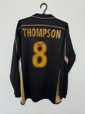 CELTIC 2003/2004 AWAY FOOTBALL LONG SLEEVE #8 THOMPSON SHIRT UMBRO SIZE M ADULT