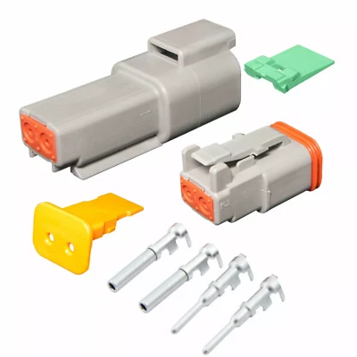 2 Pin Deutsch DT DT04-2P DT06-2S waterproof electrical connector kit