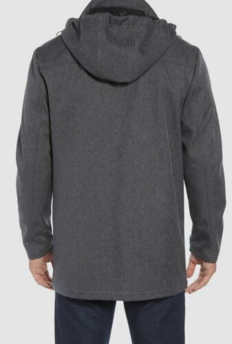 $299 Marc New York Men's Gray Doyle Soft Shell Hooded Coat Jacket Size XL - Picture 2 of 2