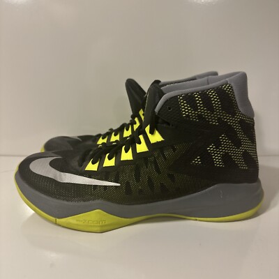 Nike Mens Zoom Devosion 844592-002 Black Grey Basketball Shoes Sneakers  Size