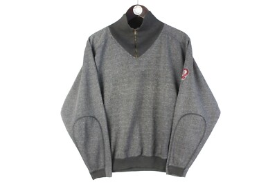 VINTAGE LEVI'S SWEATSHIRT 1/4 ZIP WOMEN'S SIZE M 90's jumper