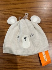 Boy's Knit LITTLE Bear HAT Size 12-24 MTHS BY GYMBOREE