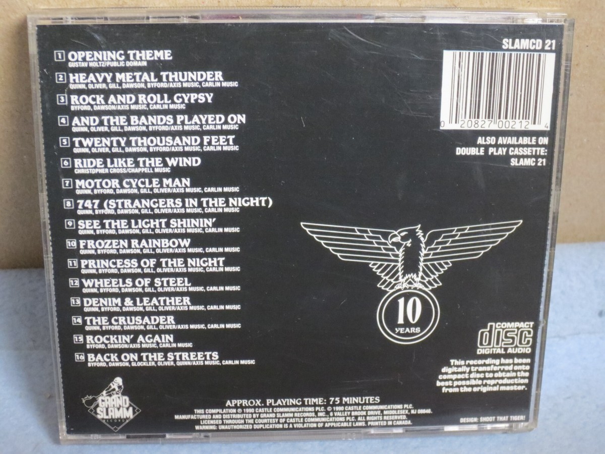 Saxon - Greatest Hits Live! ( CD - 1990 Grand Slam SLAMCD 21