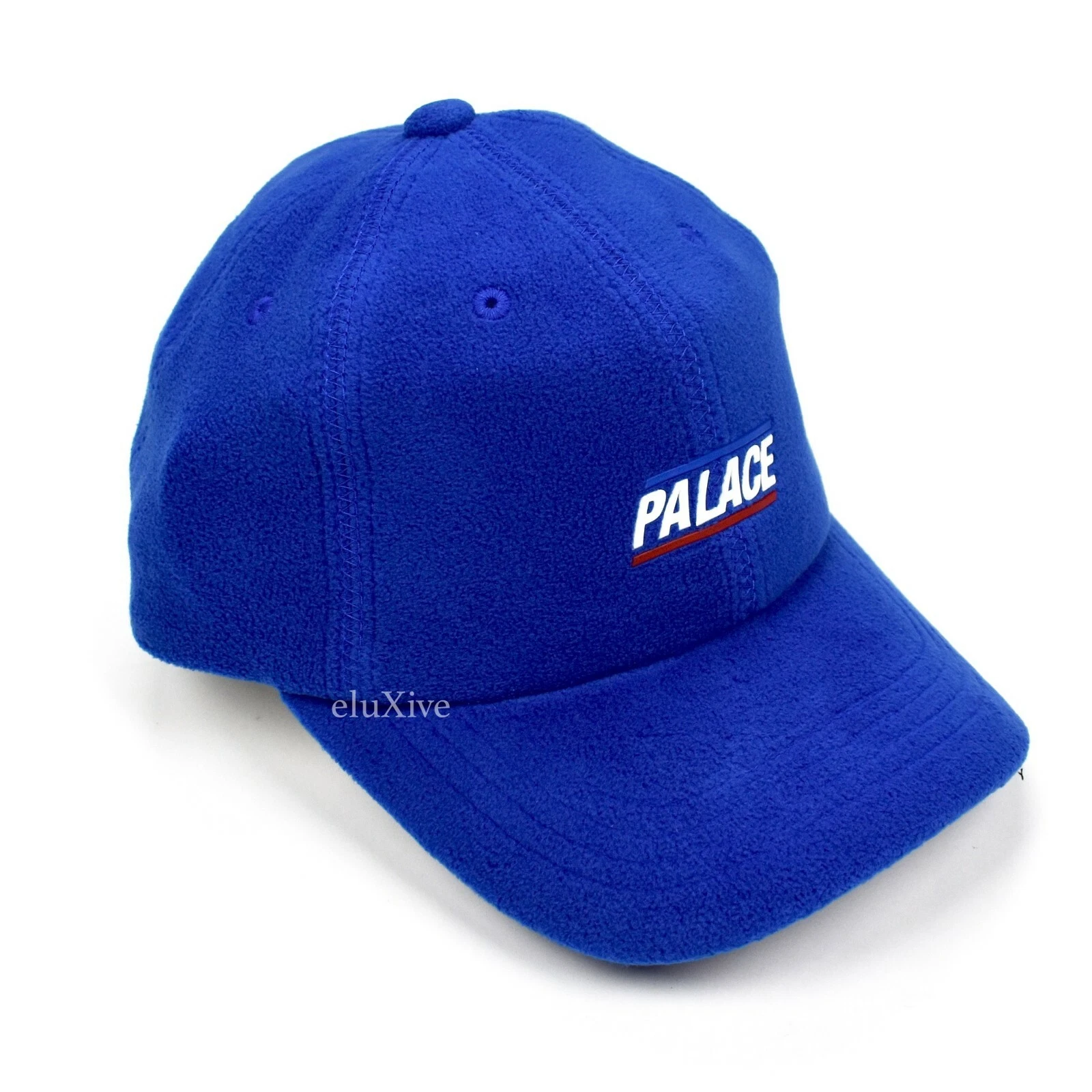 NWT Palace Skateboards Blue Fleece Fleecey Line Logo Hat Cap FW19 DS AUTHENTIC