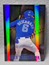 Greg Deichmann, 2022 Panini Capstone Blue Parallel RC #28 - Cubs
