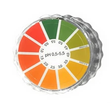 pH Test Paper, 0.5 to 5.5 pH [16 Foot Roll with Dispenser]
