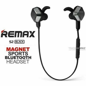 Lote por atacado genuíno preto REMAX S2 Fone De Ouvido Sem Fio Bluetooth  Fone De Ouvido Sport | eBay