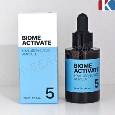 BIOME ACTIV Hyaluronsäure Ampulle 30ml VEGAN Feuchtigkeitsampulle K-Beauty