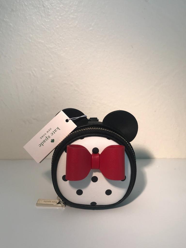 Disney x Kate Spade Minnie Mouse White Red Bow Polka Dot  display picture 3