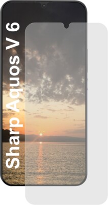 Sharp Aquos V 6  - 2x Panzerfolie kristallklar-Displayschutzfolie - Schutzfolie
