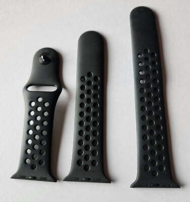 OEM Black Anthracite Apple Watch NIKE Sport Band 42mm SMALL & LARGE MQ2T2AM/A