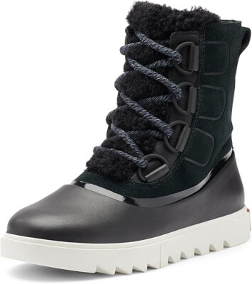 Sorel Joan of Artic Women's Next Lite WP Boot- Black/Sea Salt- Size 8- NIB