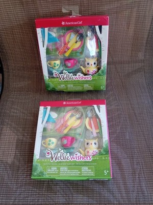 American Girl WellieWishers Tea for Two Party Set  Accessories Set of 2 