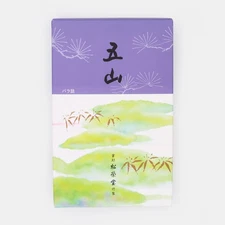 Shoyeido Gozan Five Hills Premium Japanese Incense Patchouli & Spice -490 Sticks