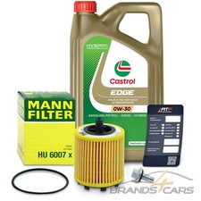 MANN ÖLFILTER+5L CASTROL EDGE 0W-30 FÜR OPEL VECTRA C 2.0 2.2 ZAFIRA B 2.2