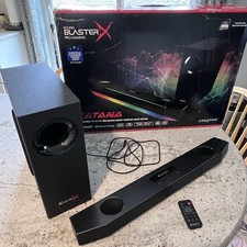 Creative Labs Sound BlasterX Katana Multi-Channel Gaming Soundbar Black
