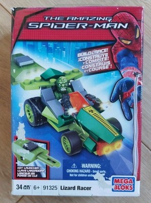 Mega Bloks The Amazing Spider-Man Lizard Racer Marvel Brand New In Box from 2012