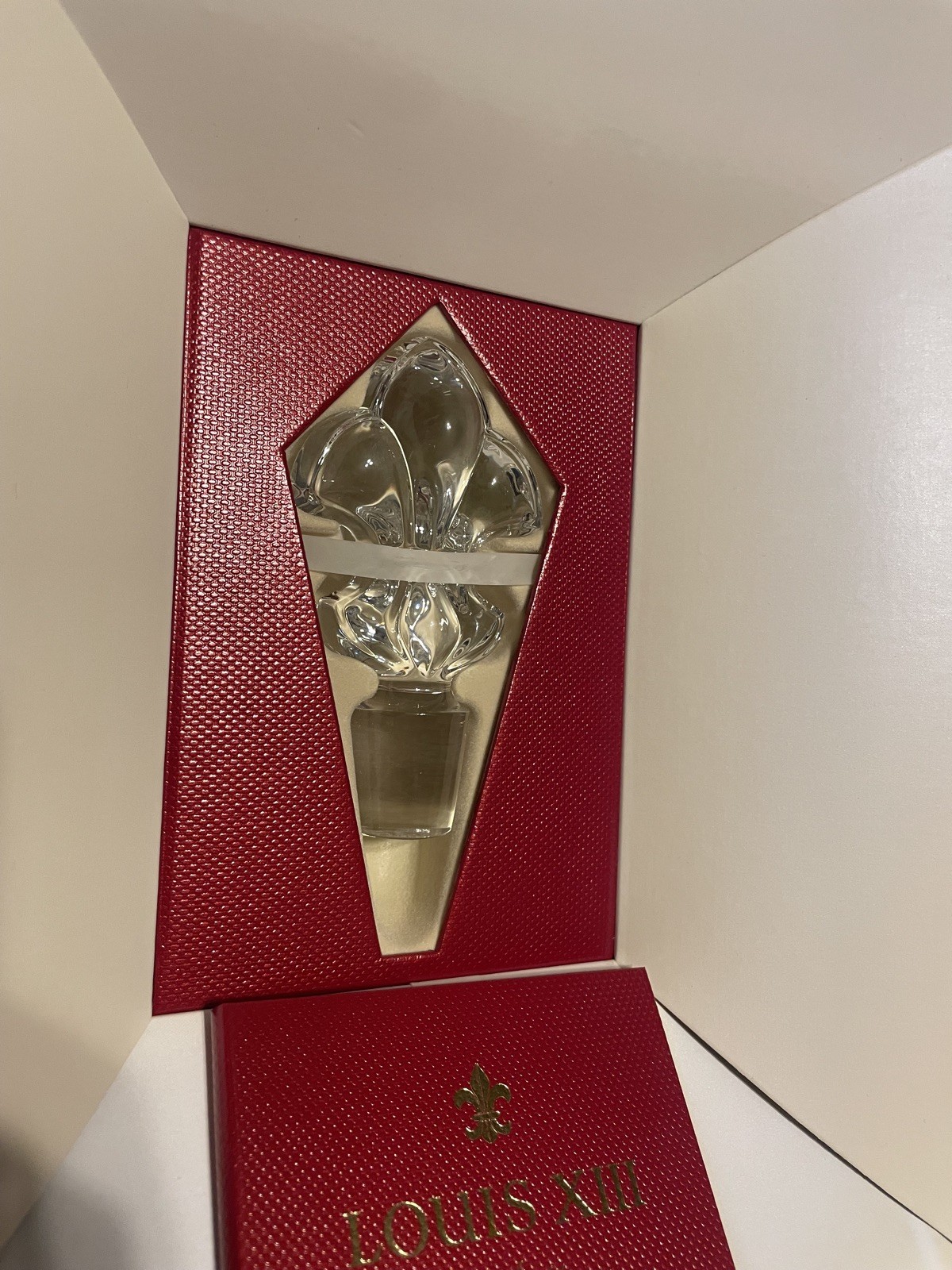 Remy Martin Louis XIII Cognac Baccarat Empty Bottle w/ Case 750ml