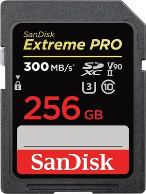 SanDisk 256GB Extreme PRO SDXC Card SD Card V90 Memory Card 8K 4K Full HD Video