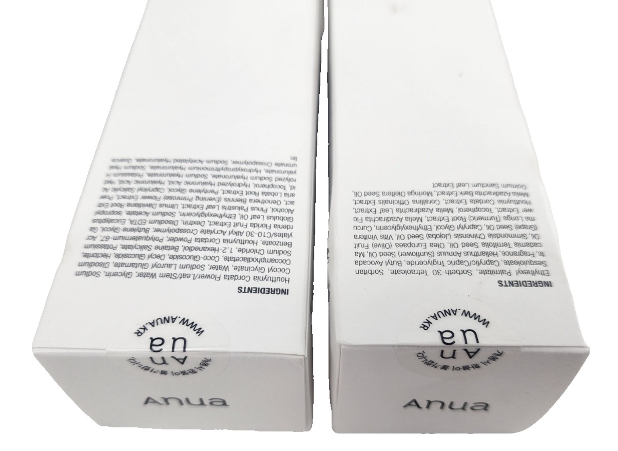 Anua Heartleaf Pore Control Cleansing Oil + Quercetinol Pore Deep Cleansing Foam