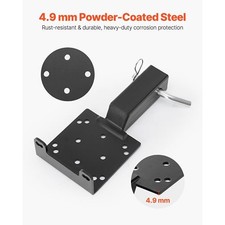 Winch Mount, 3600 lbs / 1633 kg Load Capacity, Trailer Hitch Winch Mount with 2